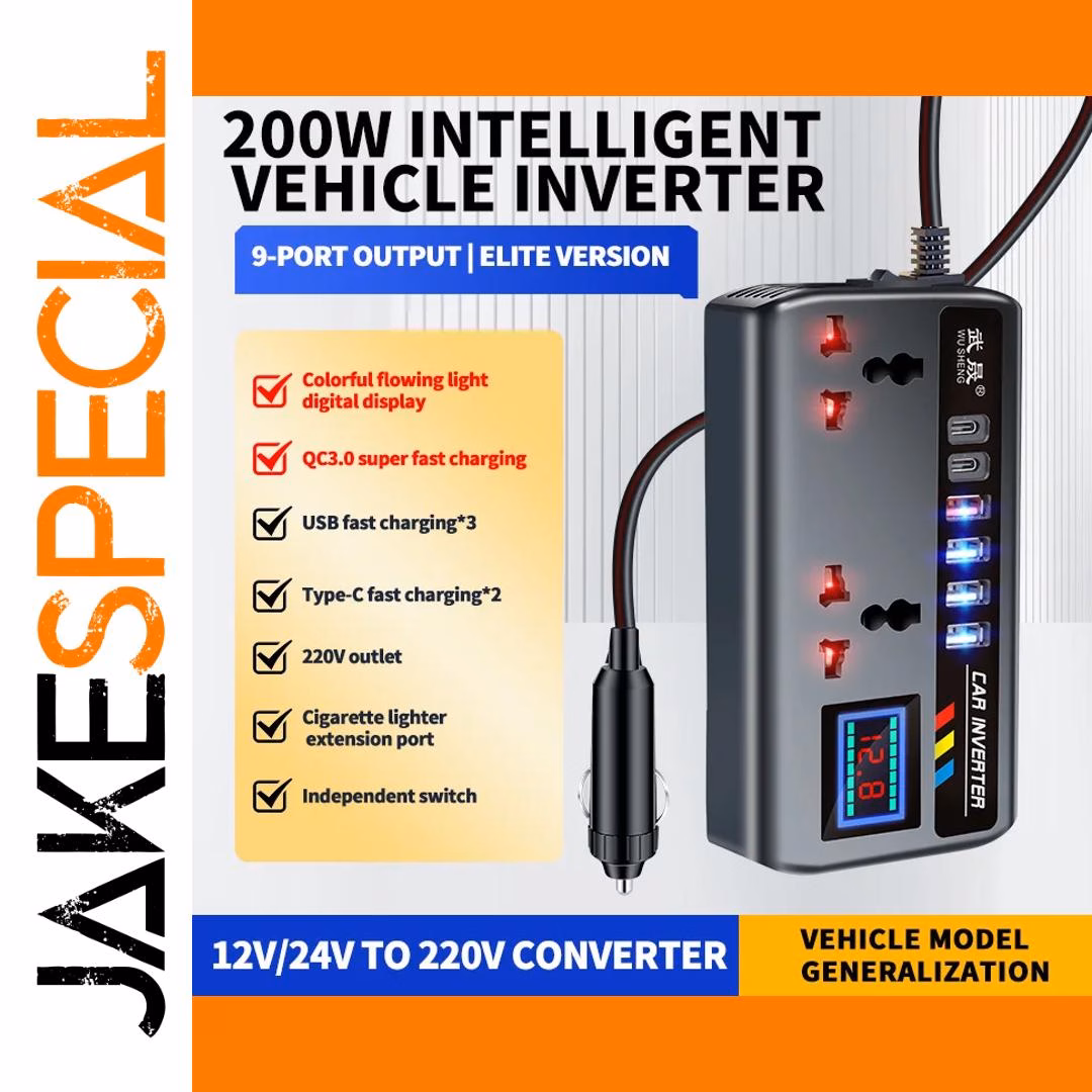 Car Inverter Converter DC 12V/24V to AC 220V - Image 7