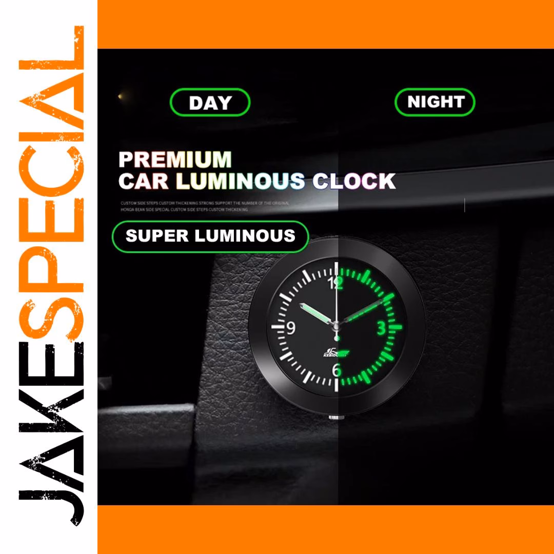 Mini Car Quartz Clock with Luminous Pointer - Image 4