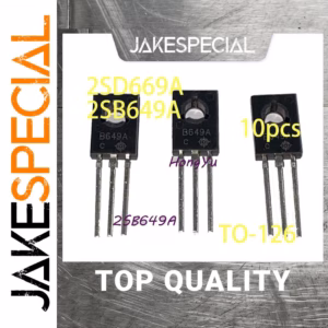 10 PCS 2SD669A and 2SB649A TO-126 Transistors