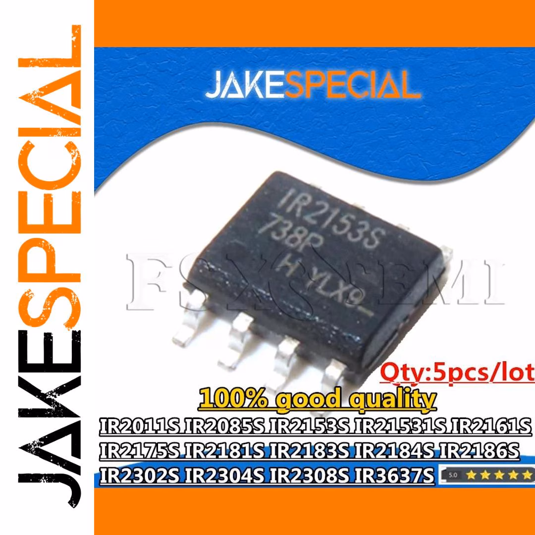 5PCS Voltage Regulators Set IR2011S IR2153S