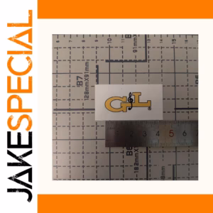 3-Piece Guitar Headstock Waterslide Decals