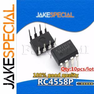 10PCS RC4558P DIP8 Dual Operational Amplifier IC