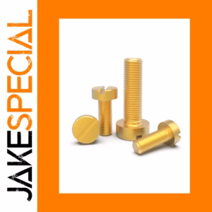 Metric Brass Cup Slotted Head Screw Set