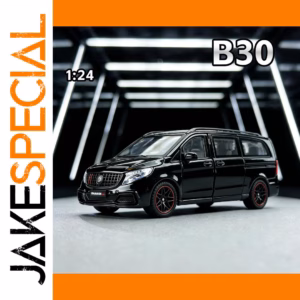 1:24 V-Class Van B30 Diecast Model Black