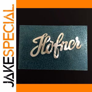Hofner Guitar Logo Decal in Mother of Pearl