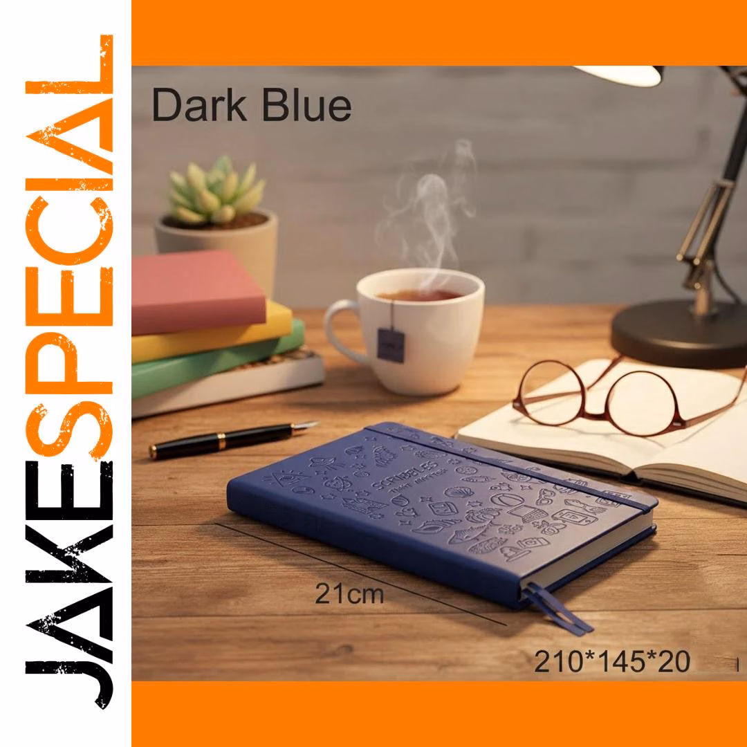 A5 Cartoon Doodle Notebook in Six Colors - Image 8