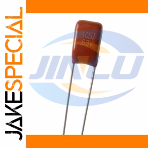 10PCS 63V 1µF 105°C CBB Film Capacitors