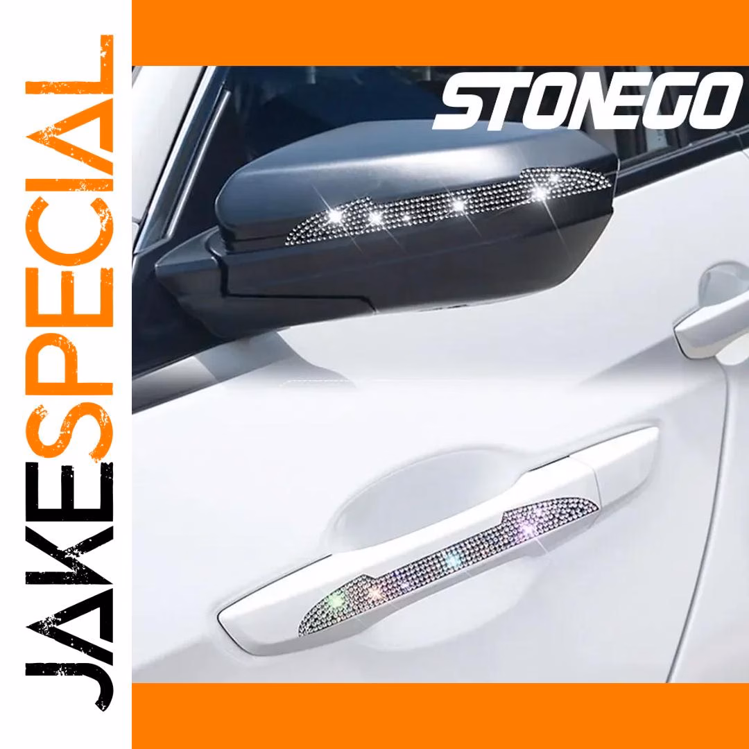 Car Door Edge Protection Strips with Diamonds - Image 2
