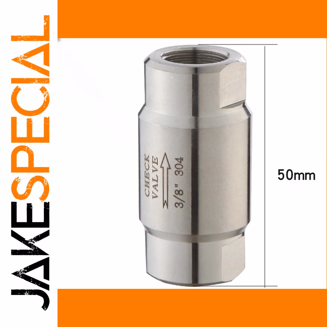 High-Pressure Check Valve Stainless Steel BSP - Image 5