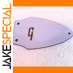 FV Truss Rod Cover for Guitar with Gold G