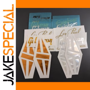 Guitar Logo Decal Collection in Mother Of Pearl