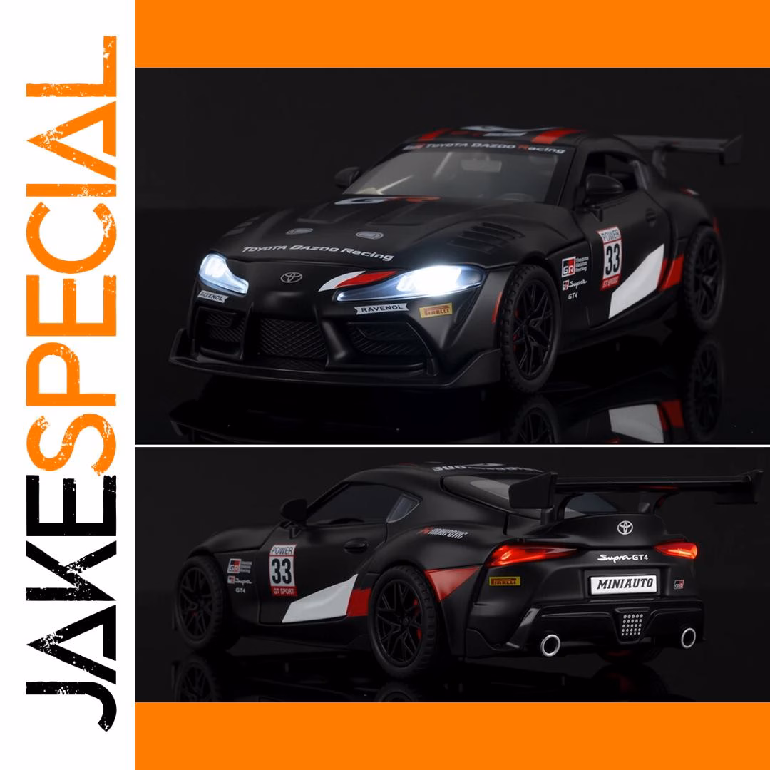 Supra GT4 Die-Cast Model 1/32 Scale Red - Image 3