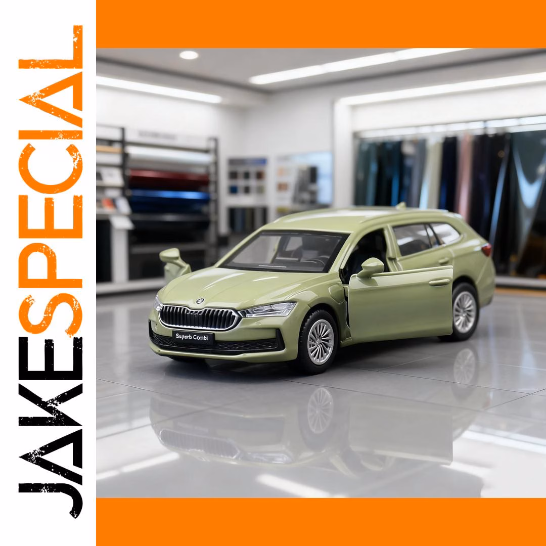 Skoda Superb Diecast Model 1:43 Scale Green