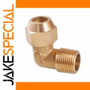 Brass Elbow Fitting for Pipe Connections 6mm-16mm