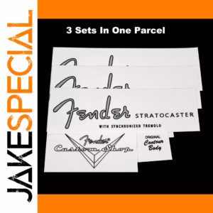 3 Piece Fender Stratocaster Decals