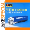 Bburago 1:43 Diecast Iveco S-way Container Truck