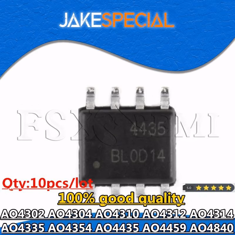 10PCS SOP-8 IC Chips Set for Electronics Projects