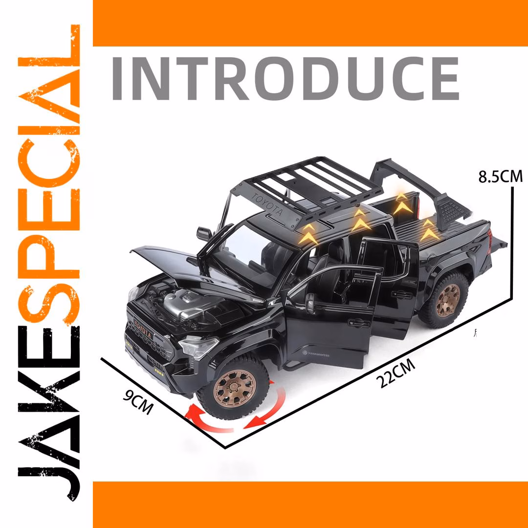 Toyota Tacoma Off-Road Truck 1:24 Scale Model - Image 6