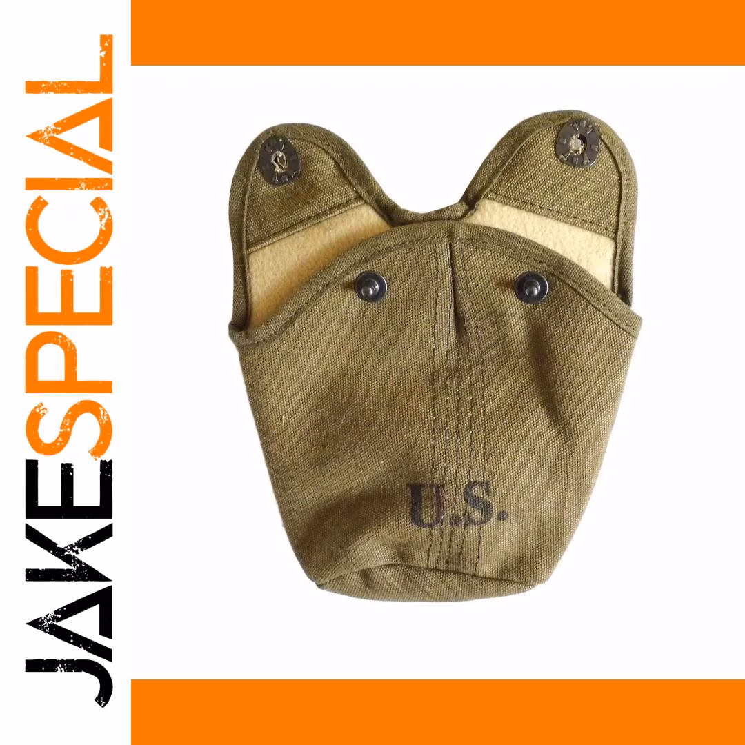 WWII US Army M1910 Canteen Cover Olive Green