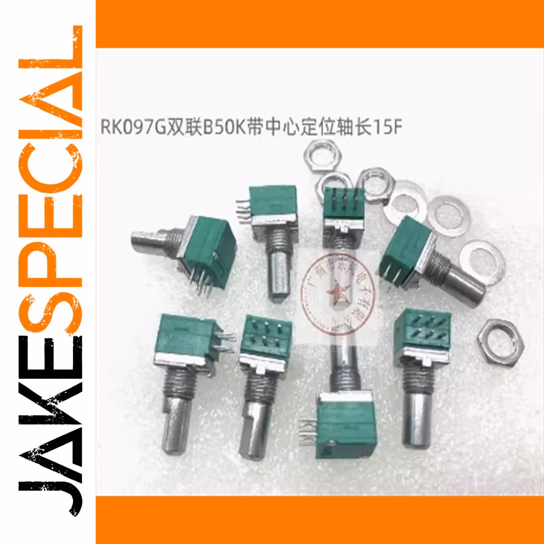 RK097G Dual Seal Potentiometer 50K Ohm 1 PCS