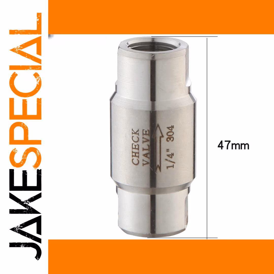 High-Pressure Check Valve Stainless Steel BSP - Image 9