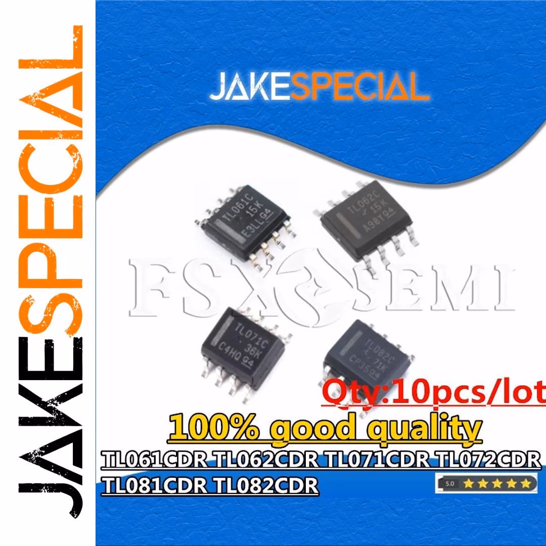 Set of 10 Operational Amplifiers SOP-8