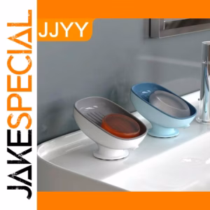 Double Layer Suction Cup Soap Dish Holder