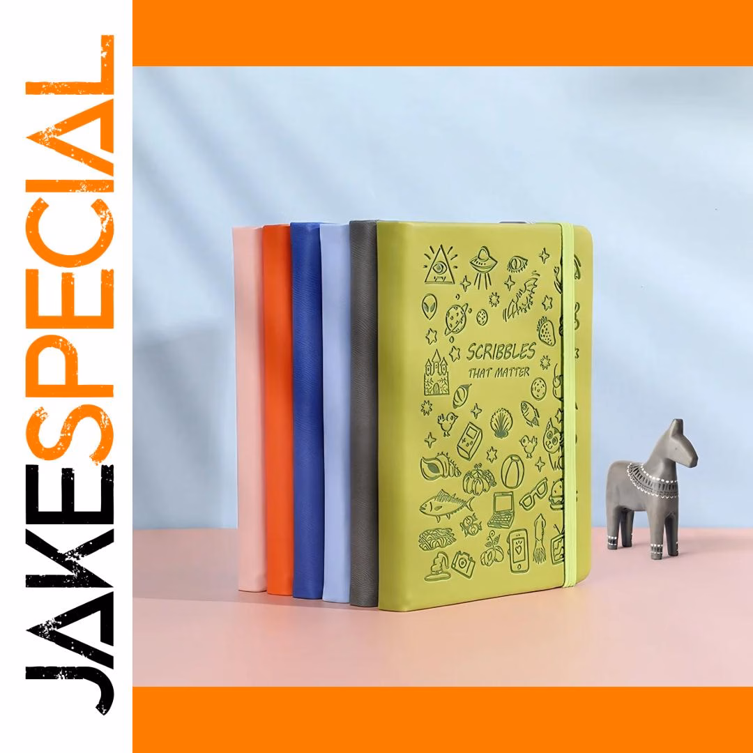 A5 Cartoon Doodle Notebook in Six Colors - Image 4