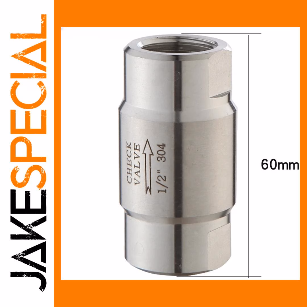 High-Pressure Check Valve Stainless Steel BSP - Image 6