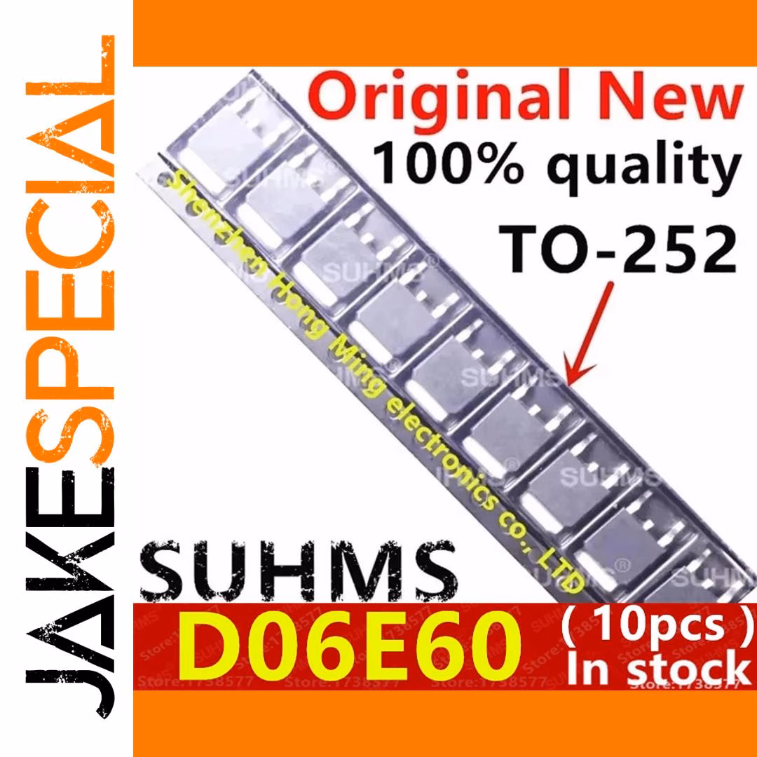 10PCS D06E60 TO-252 Chipset for Computer Use