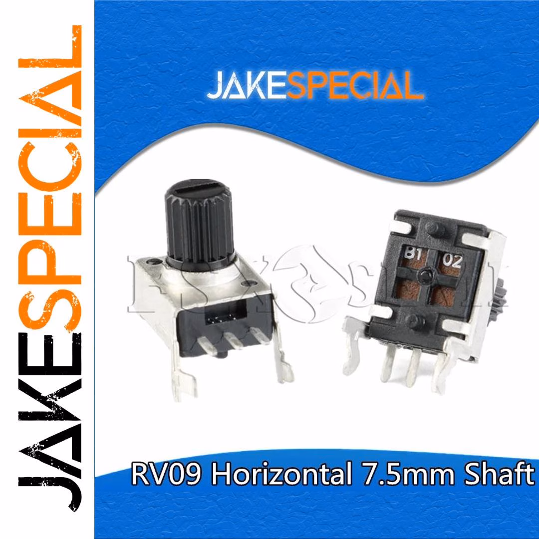 10PCS RV09 Rotary Potentiometer Set 7.5mm Shaft