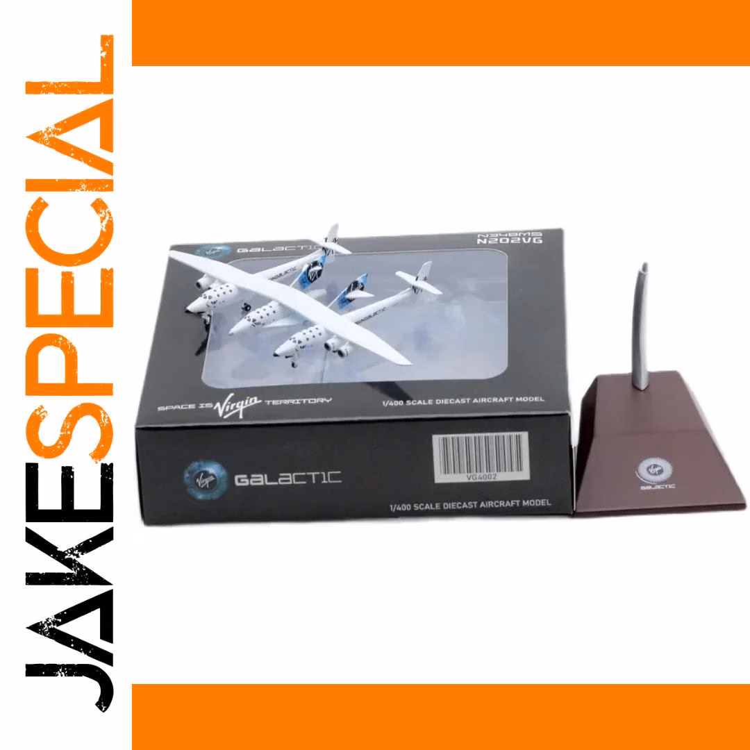 Virgin Galactic N348MS Diecast Model 1:400 Scale - Image 3