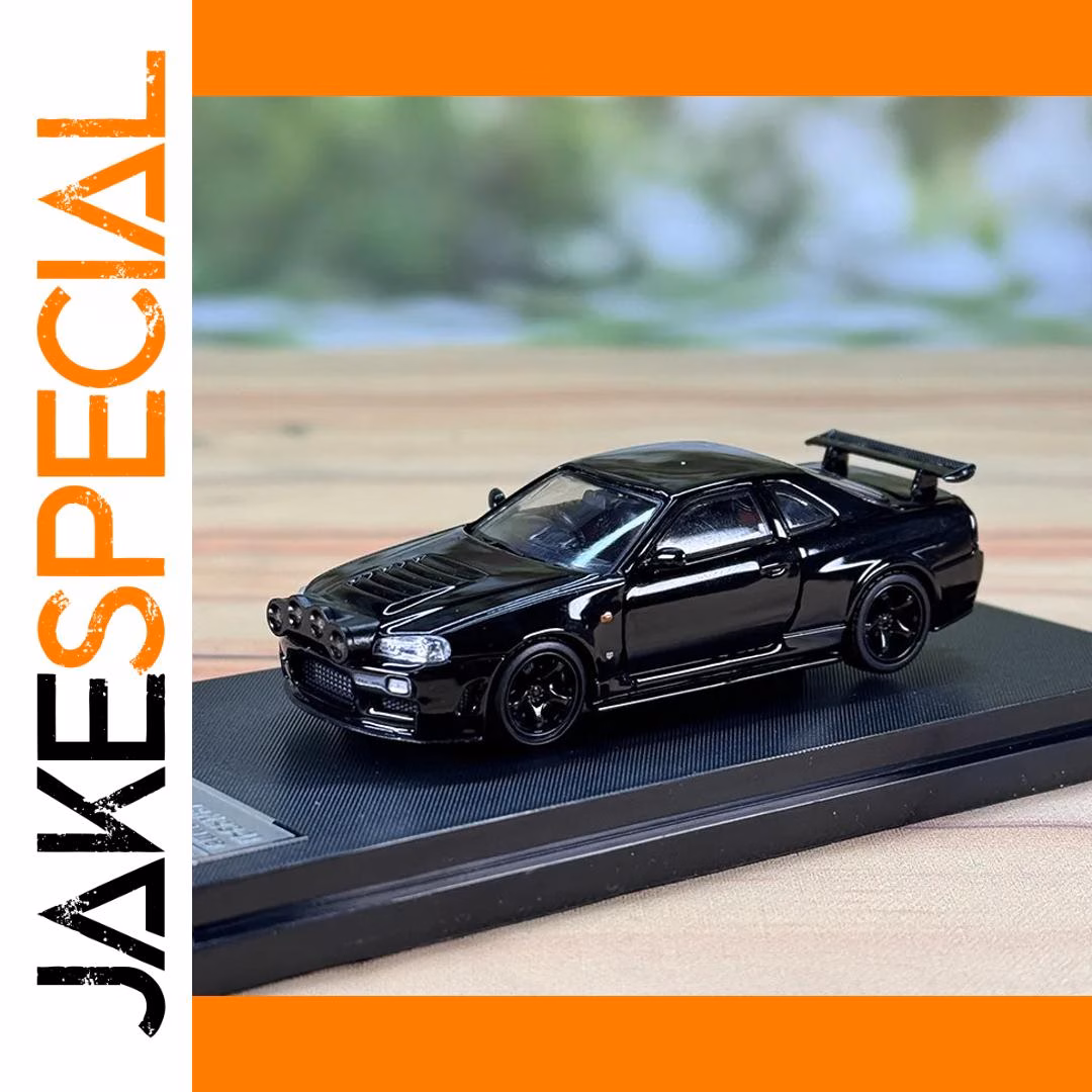 1:64 Nissan Skyline GT-R R34 Diecast Model – Image 7