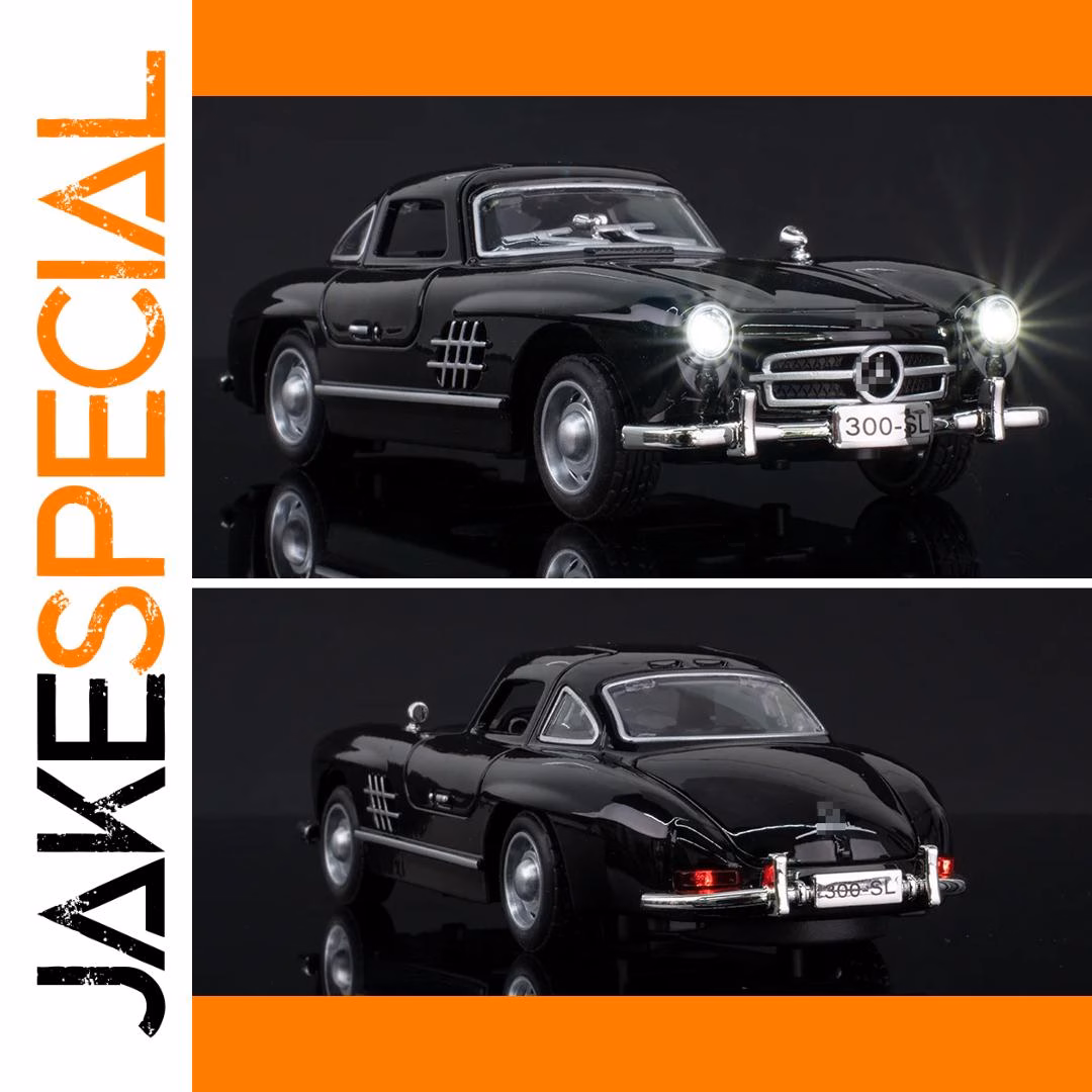 1:32 Scale Alloy 300SL Miniature Car Model - Image 5