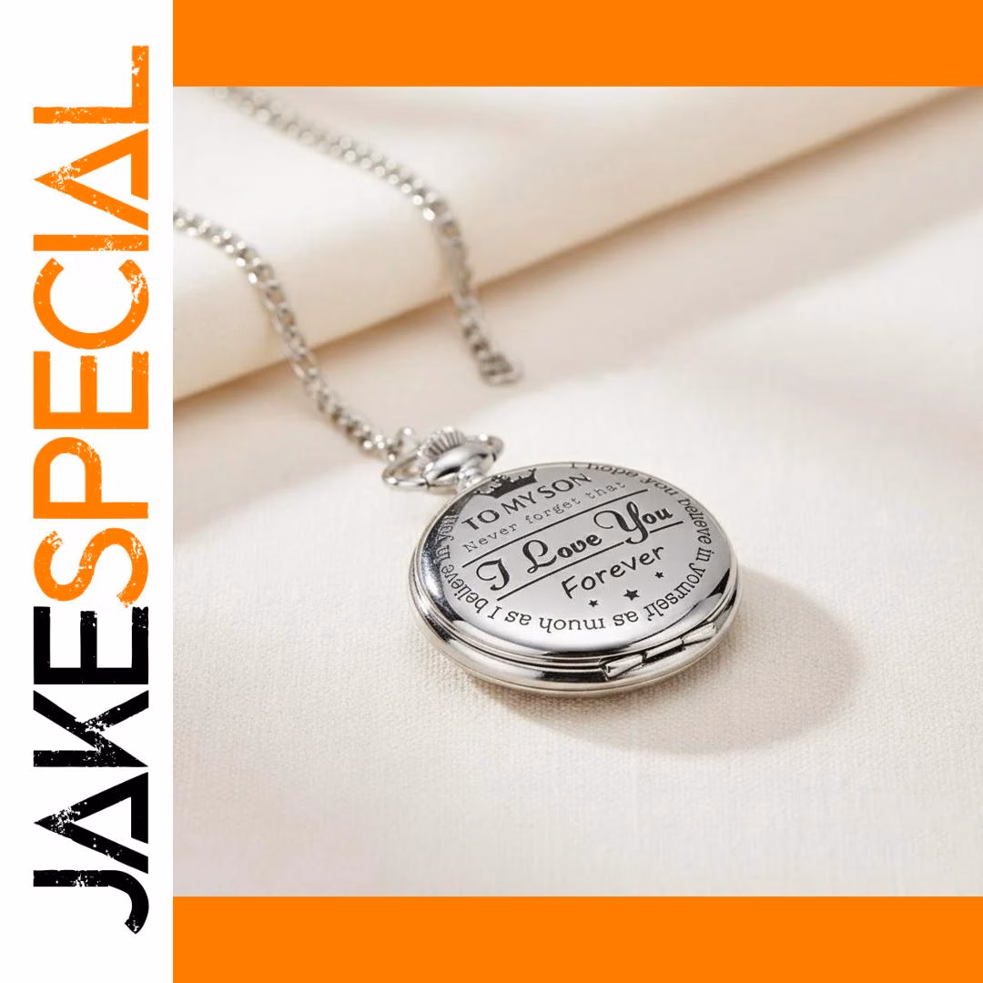 Elegant Quartz Pocket Watch for Timeless Moments - Image 7