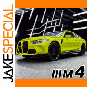 M4 Alloy Model Car 1:32 Scale Neon Yellow