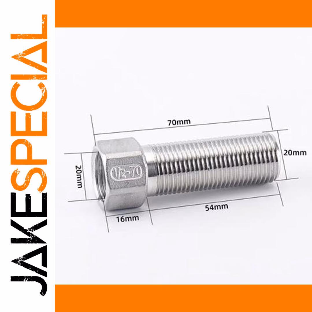 DN15 1/2 BSP Hex Nipple Stainless Steel - Image 8