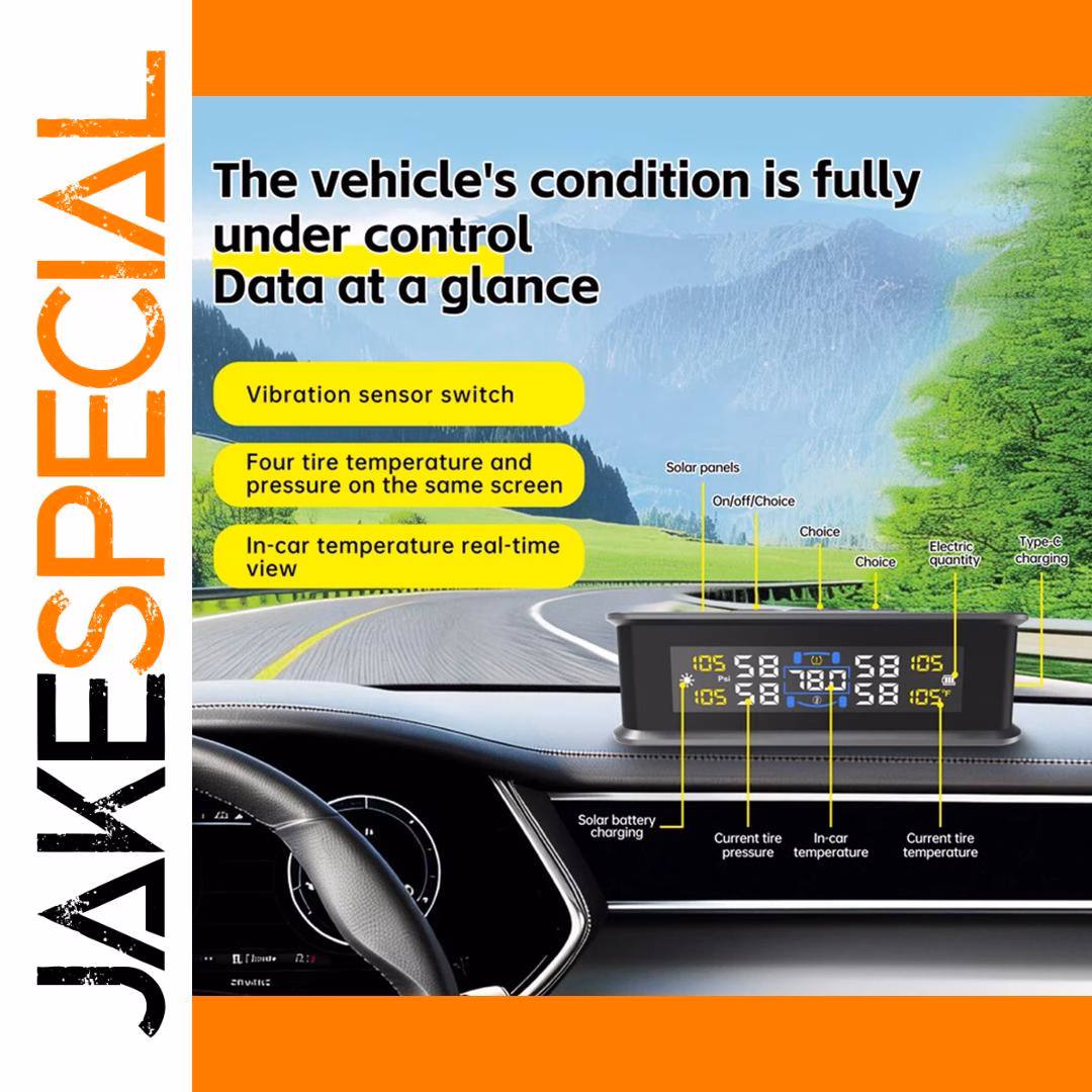 Wireless Tire Pressure Monitoring System with Sensors - Image 3