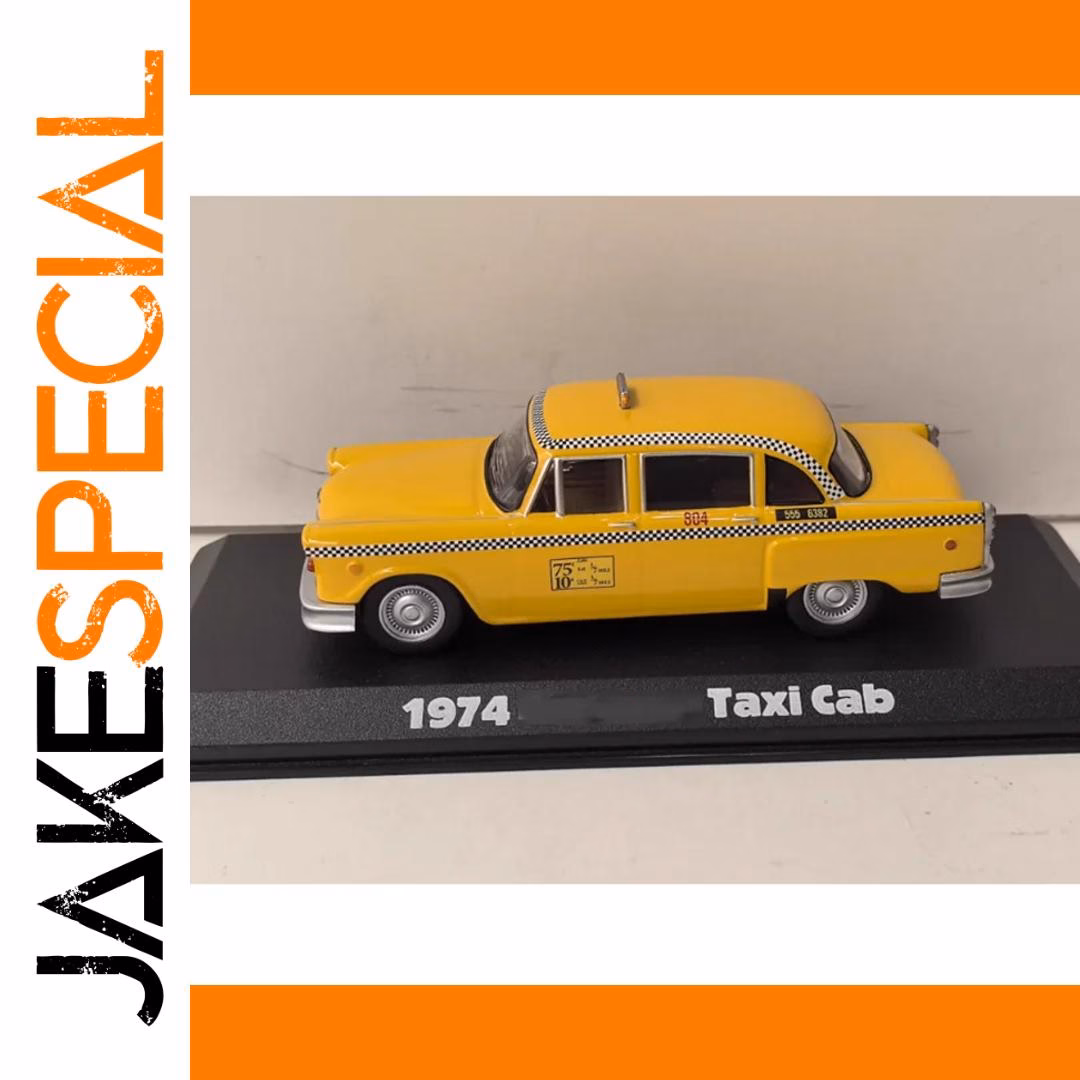 1974 Taxi Cab Diecast Model 1:43 Scale - Image 2