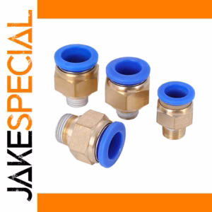 Brass Pneumatic Fittings M6 M8 M10 M12 Set