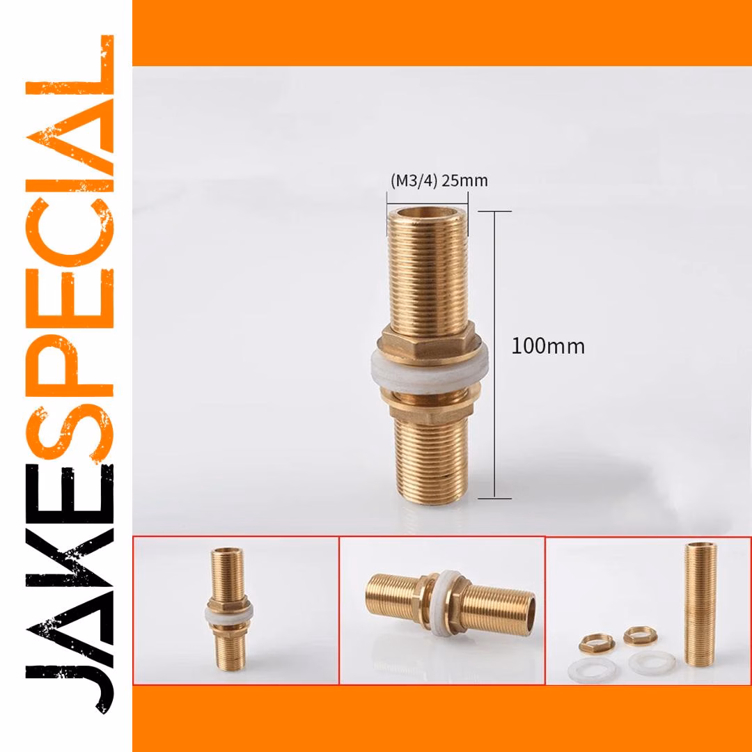 BSPP Male Full Thread Brass Connector 1/8-3/4" - Image 9