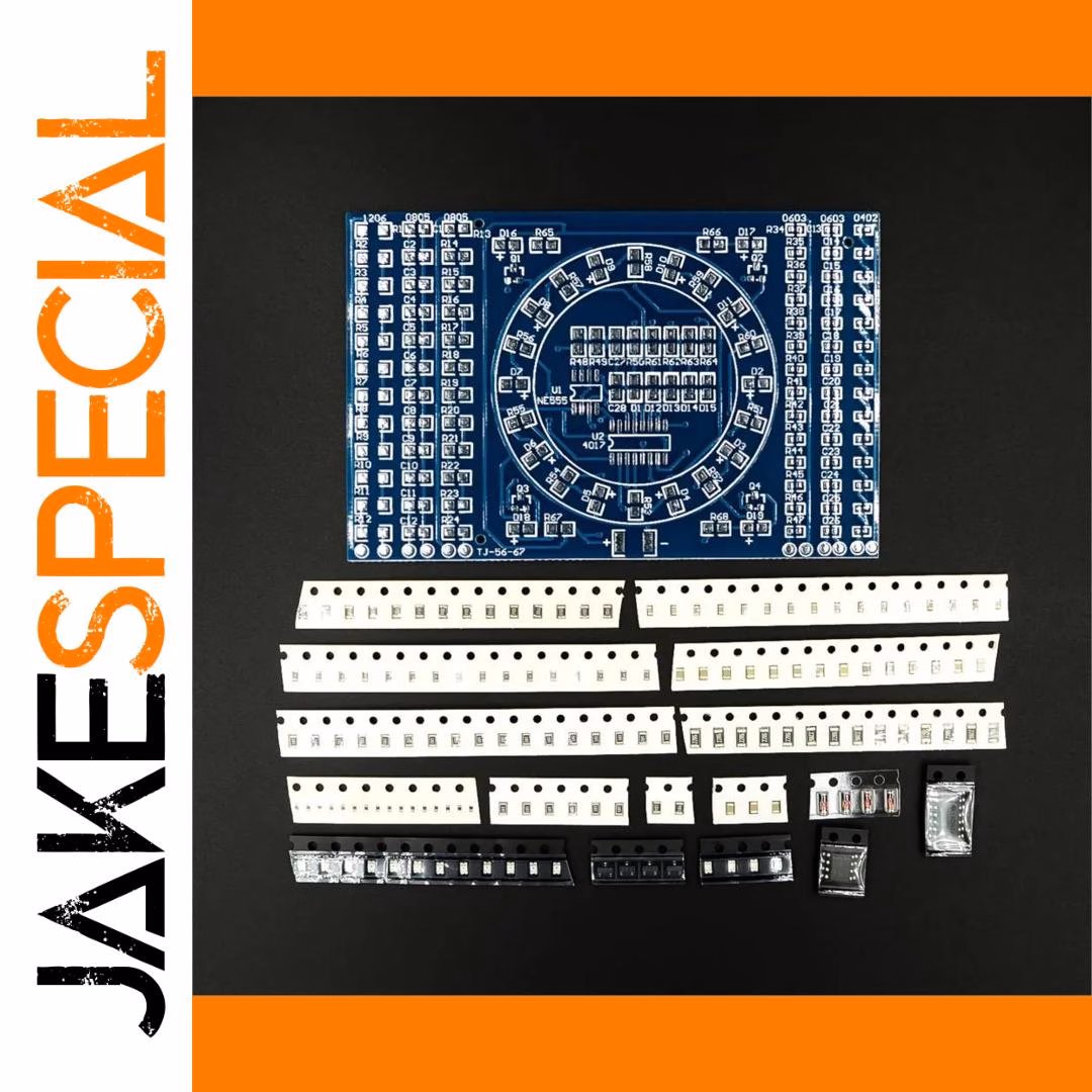 SMD Soldering Practice Board with 125 Components