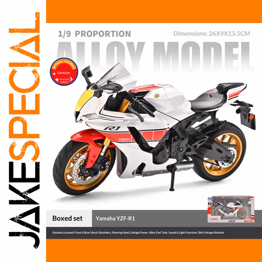 Yamaha R1 1:9 Scale Die-Cast Model - Image 9