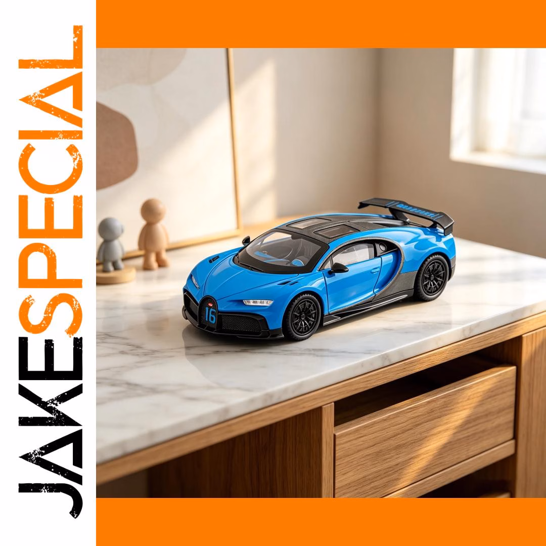 Chiron 1/24 Scale Die-Cast Model in Blue