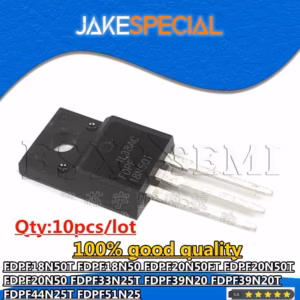 Set of 10 Power MOSFETs TO-220F Package
