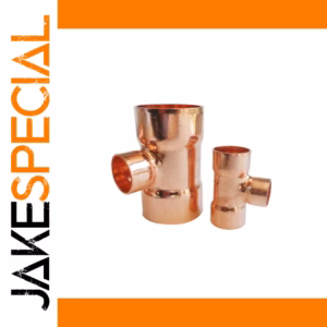 99.9% Pure Copper Reducing Tee Fitting