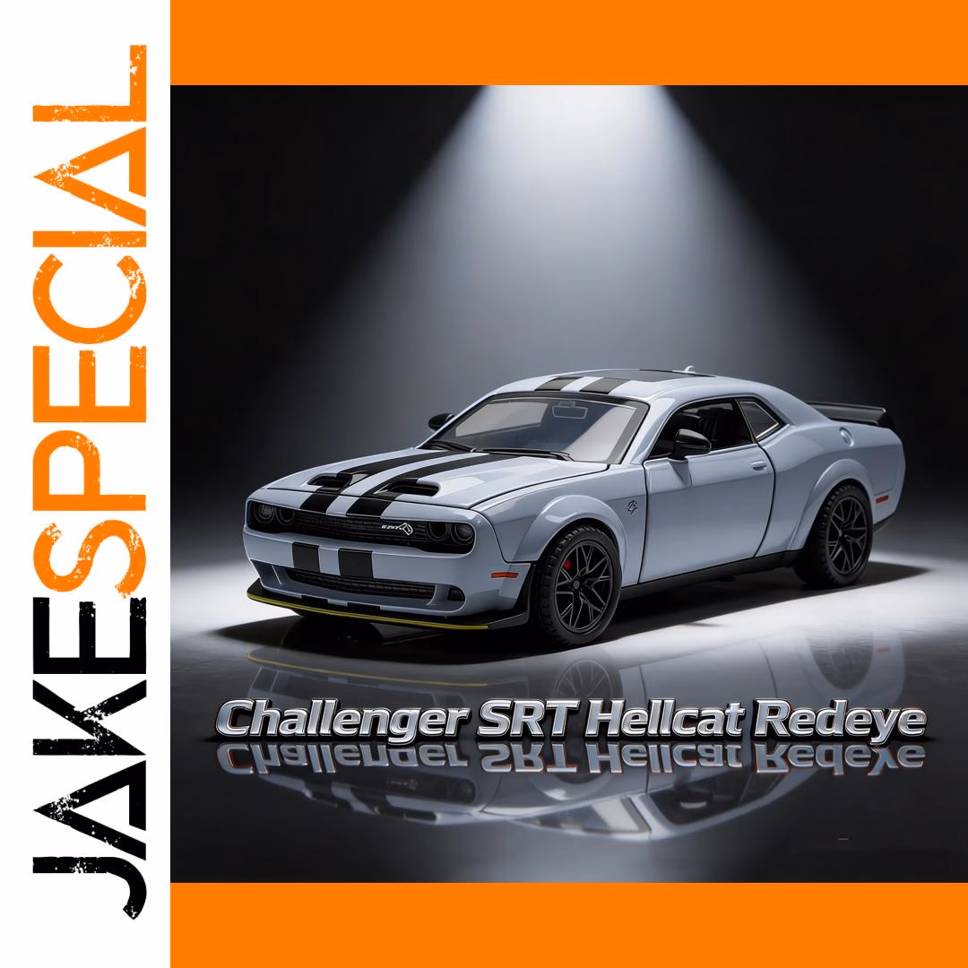 Challenger Hellcat Redeye 1:32 Diecast Model - Image 7