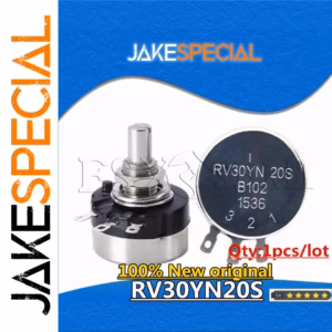 RV30YN20S 3-Pin Rotary Potentiometer 500R-1MΩ