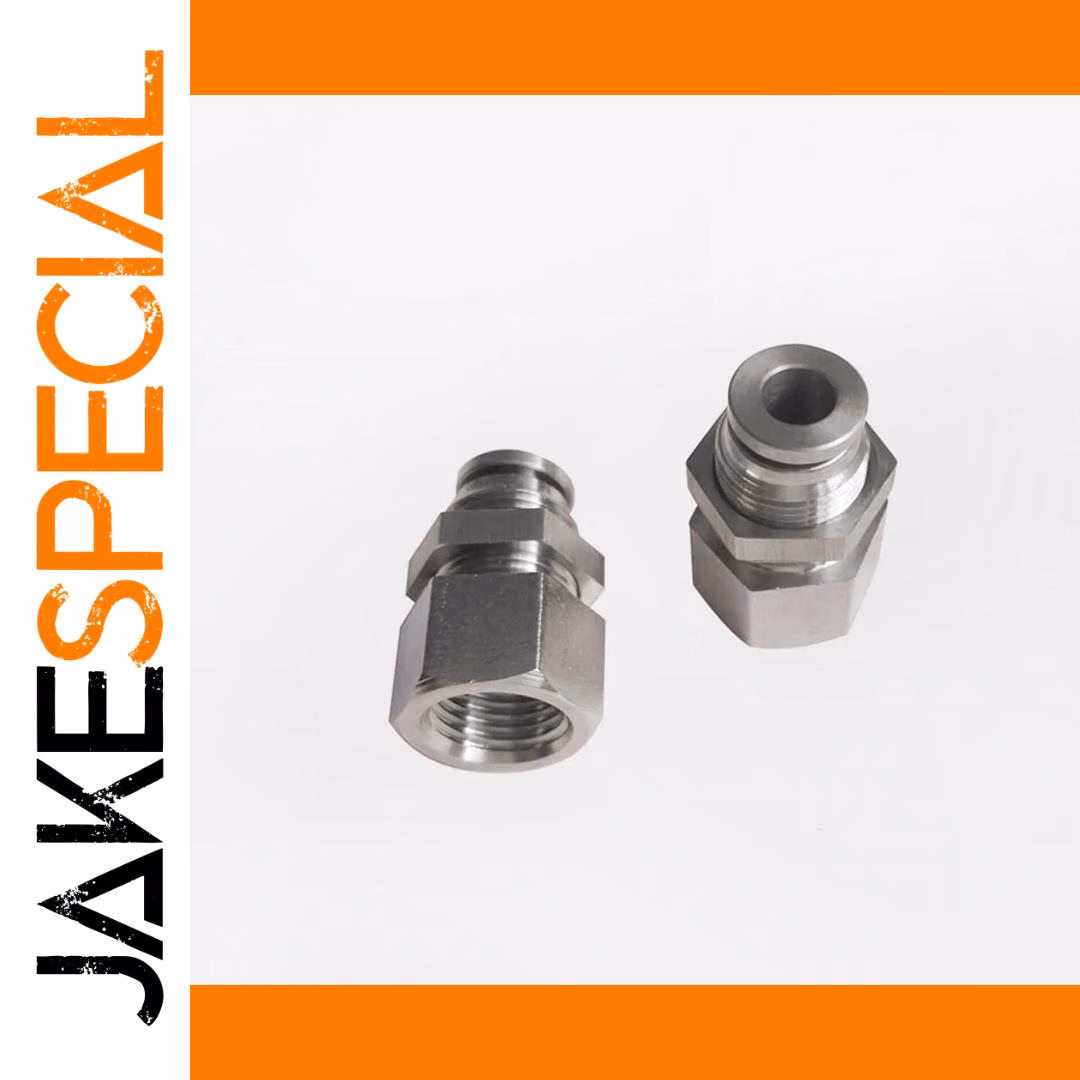 Pneumatic PMF Straight Bulkhead Connector - Image 3