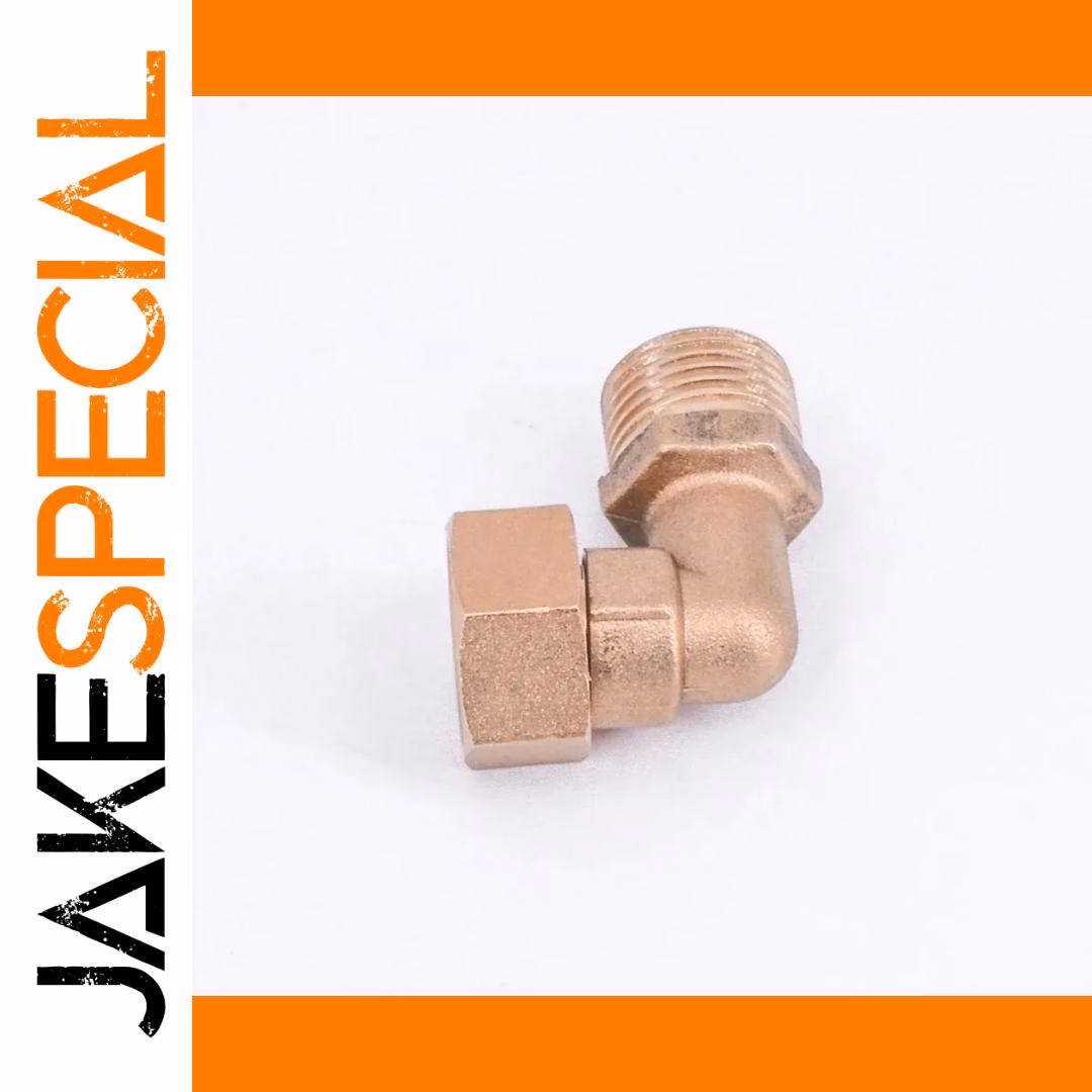Brass 90 Degree Elbow Fitting 1/2 BSP 32mm - Image 3
